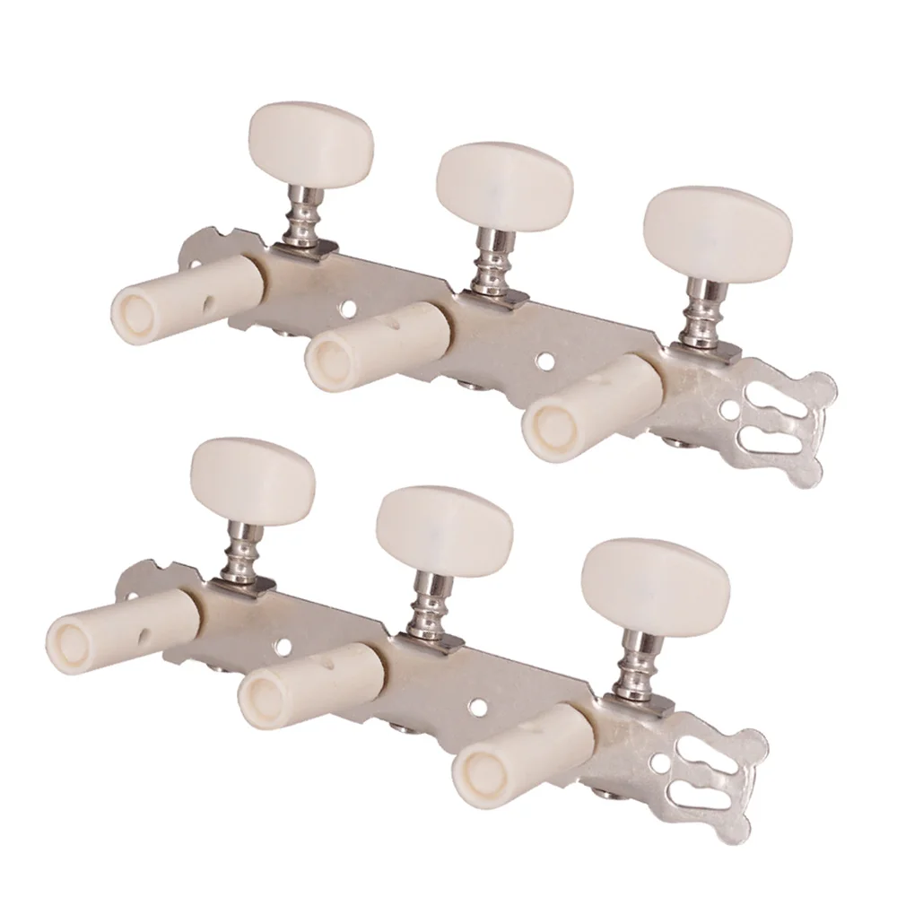 1 Pair Silver Guitar Tuning Pegs Classical Guitar String Tuning Tuners Machine Heads
1 Pair Silver Guitar Tuning Pegs Classical Guitar String Tuning Tuners Machine Heads
