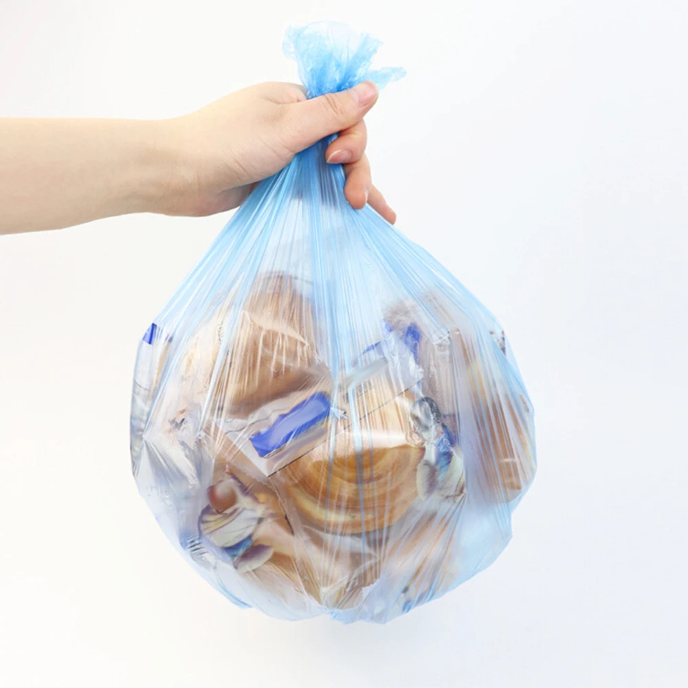 Household 5 Rolls Disposable Rubbish Bin Liner Plastic Garbage Bag Roll Cover Home Waste Trash Storage Container Bags | Дом и сад