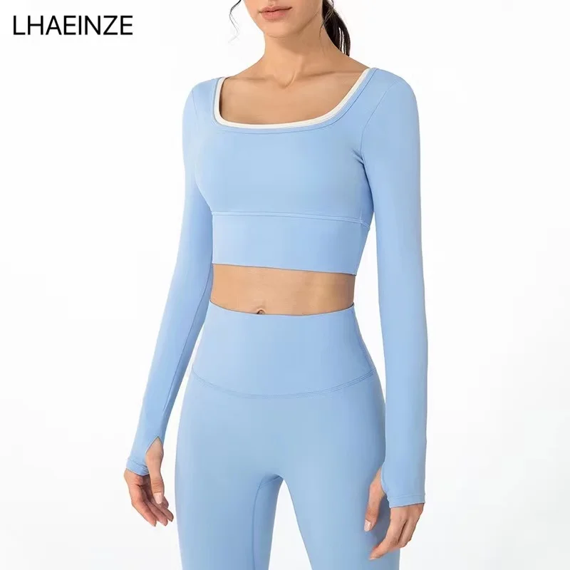 LHAEINZE коллекция 2021 года, топы с длинным рукавом для йоги, тренировок, спортзала, женская одежда, бюстгальтер с подсветкой, облегающая футболк...
LHAEINZE коллекция 2021 года, топы с длинным рукавом для йоги, тренировок, спортзала, женская одежда, бюстгальтер с подсветкой, облегающая футболк...