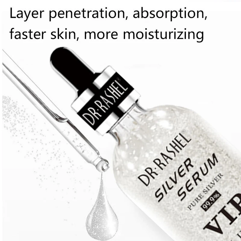 DR.RASHEL 24K Silver Collagen Face Serum Hyaluronic Acid Essence Anti Aging Tighten Pore Brightening Skin Care 50 ml
DR.RASHEL 24K Silver Collagen Face Serum Hyaluronic Acid Essence Anti Aging Tighten Pore Brightening Skin Care 50 ml
