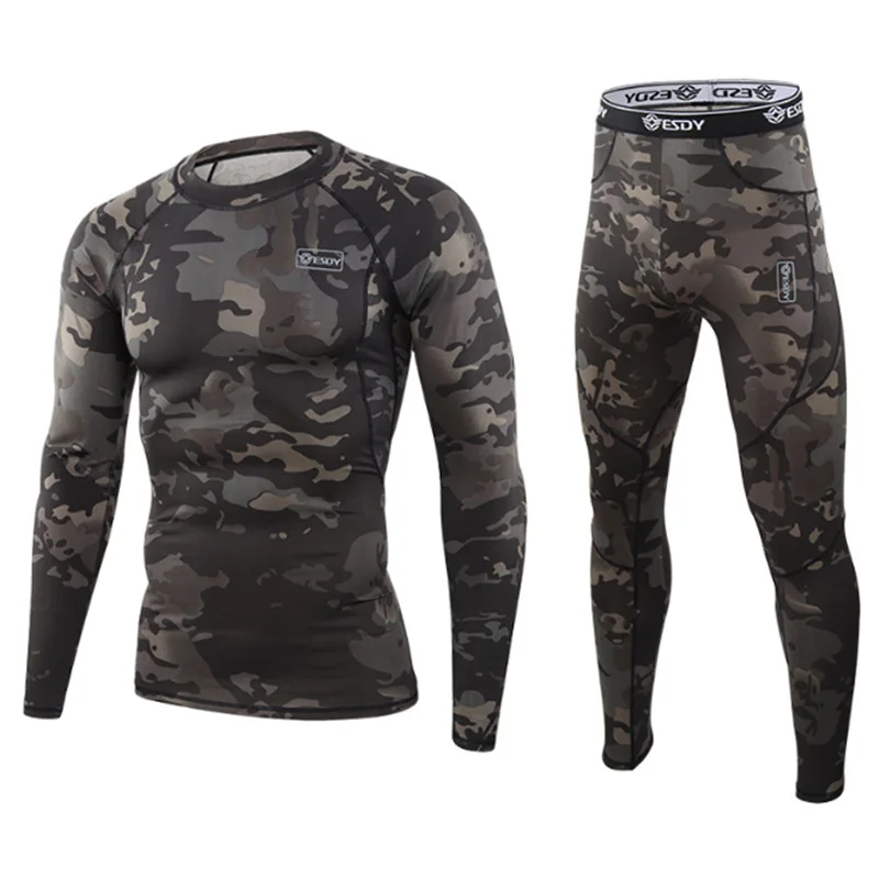 Winter Thermal Underwear Men Warm Fitness Fleece Legging Tight Undershirts Compression Quick Drying Thermo Long Johns Sets
Winter Thermal Underwear Men Warm Fitness Fleece Legging Tight Undershirts Compression Quick Drying Thermo Long Johns Sets