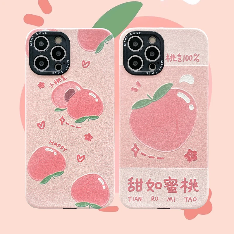 Cute Summer Fruit Sweet Peach Phone Case For iPhone 12 11 Pro Max X Xs Max Xr 7 8 Puls SE 2020 Cases Pink Soft Leather Cover
Cute Summer Fruit Sweet Peach Phone Case For iPhone 12 11 Pro Max X Xs Max Xr 7 8 Puls SE 2020 Cases Pink Soft Leather Cover