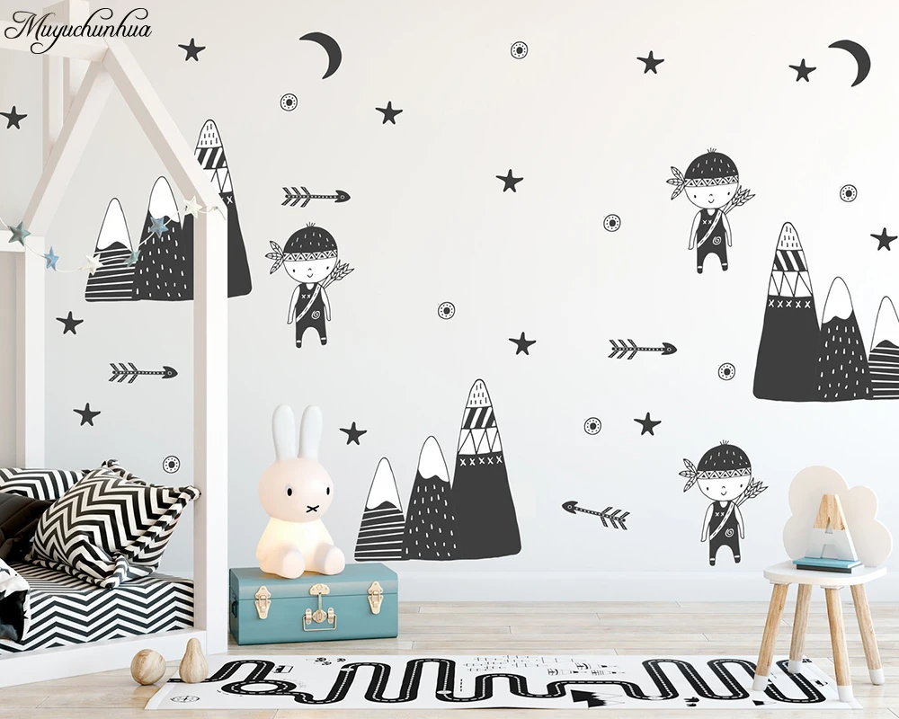 Tribal Adventurer Boy Vinyl Wall Sticker Wall Decor For Kids Rooms Decoration Kids Decals Wallpaper
Tribal Adventurer Boy Vinyl Wall Sticker Wall Decor For Kids Rooms Decoration Kids Decals Wallpaper