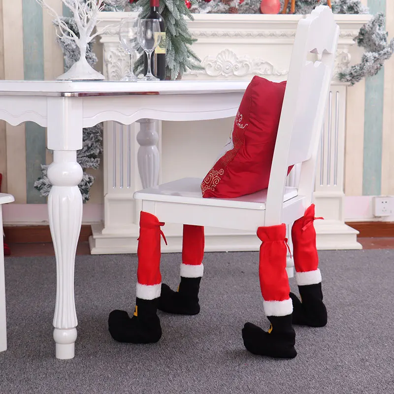 Christmas Chair Table Leg Foot Covers lovely Cartoon Xmas Party Dinner Home New Year Holiday Chair Protector Decoration
Christmas Chair Table Leg Foot Covers lovely Cartoon Xmas Party Dinner Home New Year Holiday Chair Protector Decoration