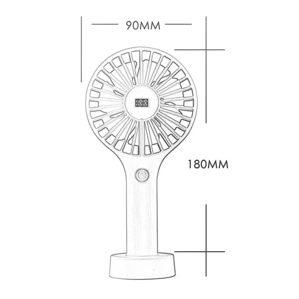 USB Rechargeable Cooling Fan Hand-held Portable Mini Fan 1200mAh Battery Adjustable Wind Speed Air Cooler For Home Office Summer 
USB Rechargeable Cooling Fan Hand-held Portable Mini Fan 1200mAh Battery Adjustable Wind Speed Air Cooler For Home Office Summer