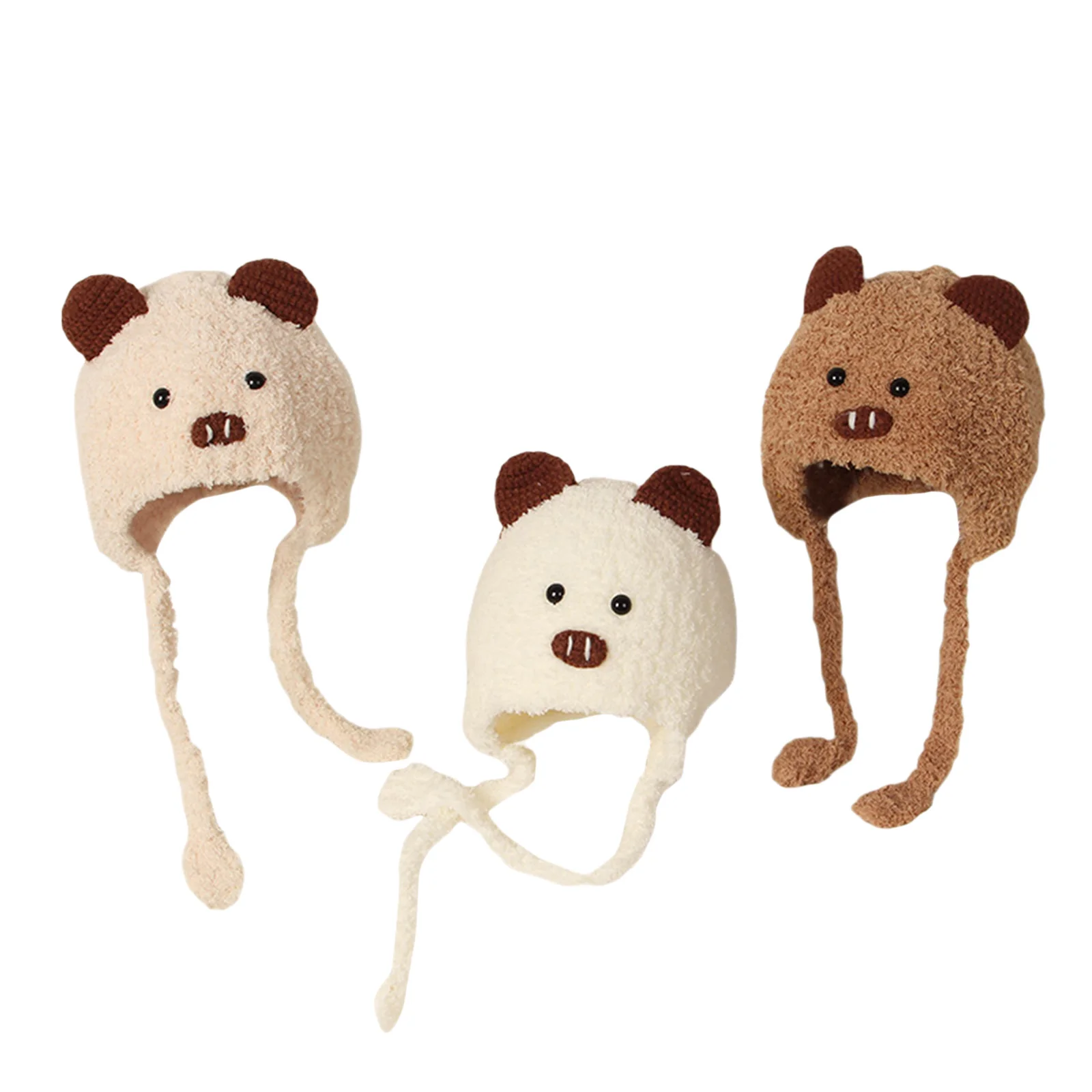 Autumn Winter Infant Knitted Hat Baby Boys Girls Cute Cartoon Animal Shape Ear Protection Windproof Plush Warm Cap
Autumn Winter Infant Knitted Hat Baby Boys Girls Cute Cartoon Animal Shape Ear Protection Windproof Plush Warm Cap