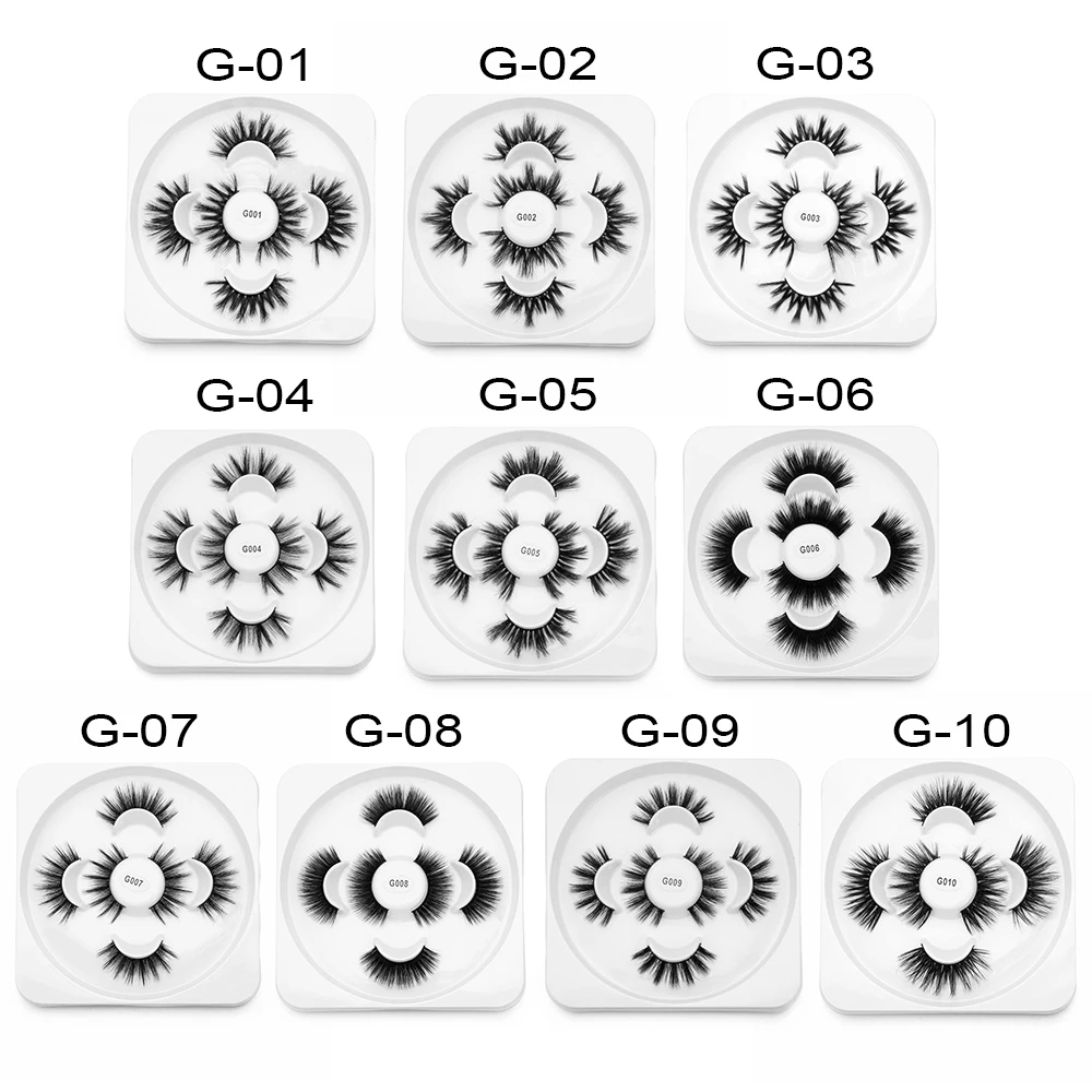 NEW 3 Pairs 3D Faux Mink False Eyelashes Fluffies Eyelash Handmade Cruelty-free Natural Long Multi-styles Fake Lashes
NEW 3 Pairs 3D Faux Mink False Eyelashes Fluffies Eyelash Handmade Cruelty-free Natural Long Multi-styles Fake Lashes