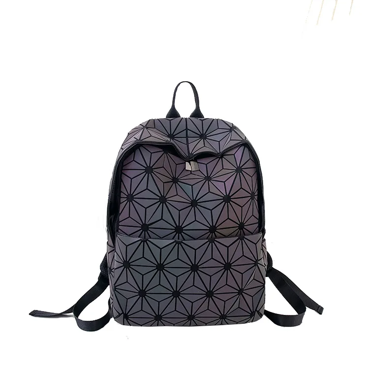 New backpack women's bag women's geometric diamond student backpack magic color luminous laser schoolbag
New backpack women's bag women's geometric diamond student backpack magic color luminous laser schoolbag