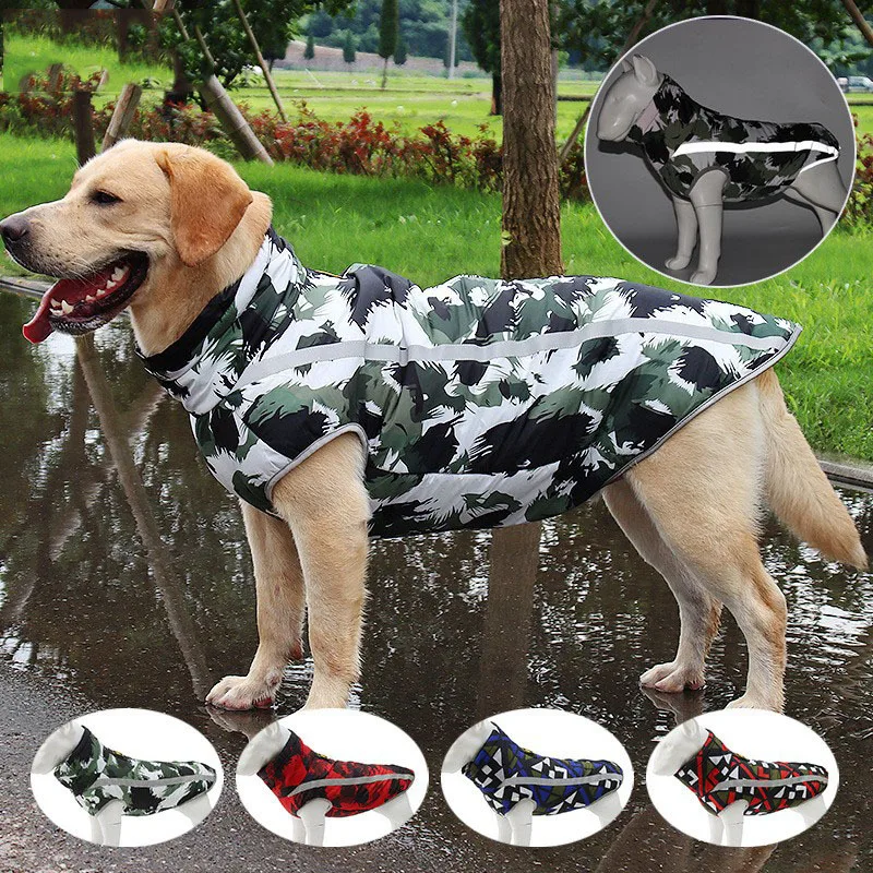 Big Dog Clothes Pets Fashion Thicken Warm Coat Reflective Vest Waterproof Jackets For Small Medium Large Dogs Clothing Supplies
Big Dog Clothes Pets Fashion Thicken Warm Coat Reflective Vest Waterproof Jackets For Small Medium Large Dogs Clothing Supplies