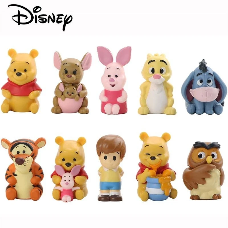 10pcs Disney Winnie The Pooh Piglet Tigger Eeyore Rabbit Owl Anime Action Figures Model Toy Cartoon Collection Doll Set for Kids
10pcs Disney Winnie The Pooh Piglet Tigger Eeyore Rabbit Owl Anime Action Figures Model Toy Cartoon Collection Doll Set for Kids