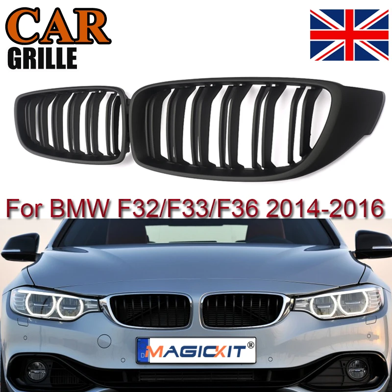MagicKit для BMW F32 F33 F36 F82 F83 2014-17 M4 стильная матовая черная двойная решетка-гриль
MagicKit для BMW F32 F33 F36 F82 F83 2014-17 M4 стильная матовая черная двойная решетка-гриль