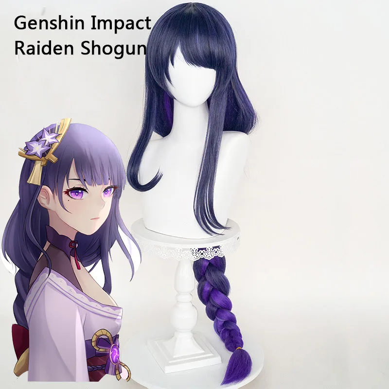 Парик для косплея игры аниме Genshin Impact Shogun, предварительно стилизованный длинный термостойкий синтетический парик Raiden Baal для косплея для гру...
Парик для косплея игры аниме Genshin Impact Shogun, предварительно стилизованный длинный термостойкий синтетический парик Raiden Baal для косплея для гру...