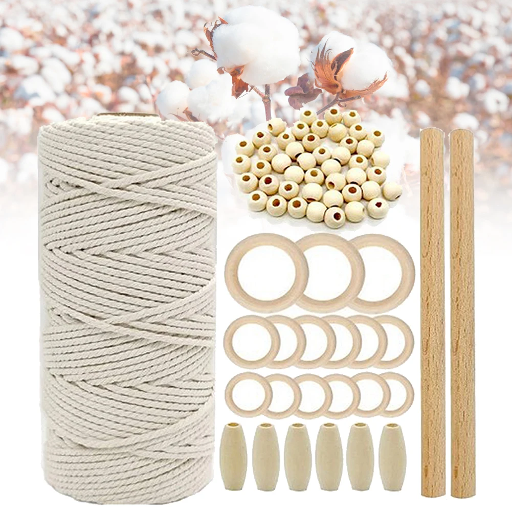 Diy Flowerpot Net Bag Tapestry Cotton Thread Material Bag Lace Thread Natural Cotton Yarn Wooden Stick Ring Beads Handicrafts
Diy Flowerpot Net Bag Tapestry Cotton Thread Material Bag Lace Thread Natural Cotton Yarn Wooden Stick Ring Beads Handicrafts