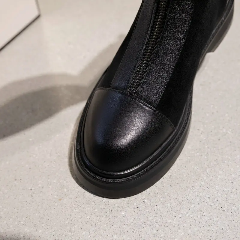 2020 Newest Retro Genuine Leather Ladies Boots Concise Classic Design Thick Heels Shoes Party Office Lady Shoes Woman
2020 Newest Retro Genuine Leather Ladies Boots Concise Classic Design Thick Heels Shoes Party Office Lady Shoes Woman