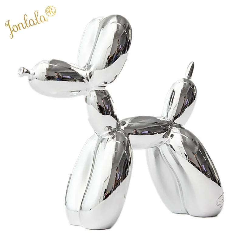 Silver Metallic Plating Balloon Dog Statue Dog Ornament Resin Office Living Room Home Soft Decorations Creative Simulation Craft
Silver Metallic Plating Balloon Dog Statue Dog Ornament Resin Office Living Room Home Soft Decorations Creative Simulation Craft