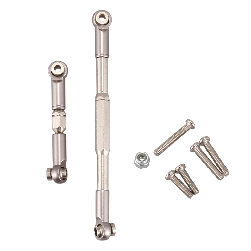 Suitable for MN-D90 FJ-45 C14 B36 Truck Model Climbing Car 2 Metal Steering Rod Linkage Set 
Suitable for MN-D90 FJ-45 C14 B36 Truck Model Climbing Car 2 Metal Steering Rod Linkage Set