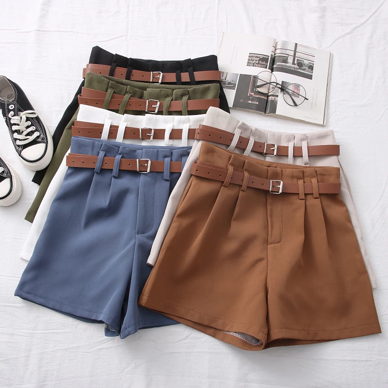 Fashion With Belt High Waist Suit Shorts 2021 Summer Korea Women A-Line Wide Leg Hot Shorts Office Lady All-match Casual Shorts
Fashion With Belt High Waist Suit Shorts 2021 Summer Korea Women A-Line Wide Leg Hot Shorts Office Lady All-match Casual Shorts