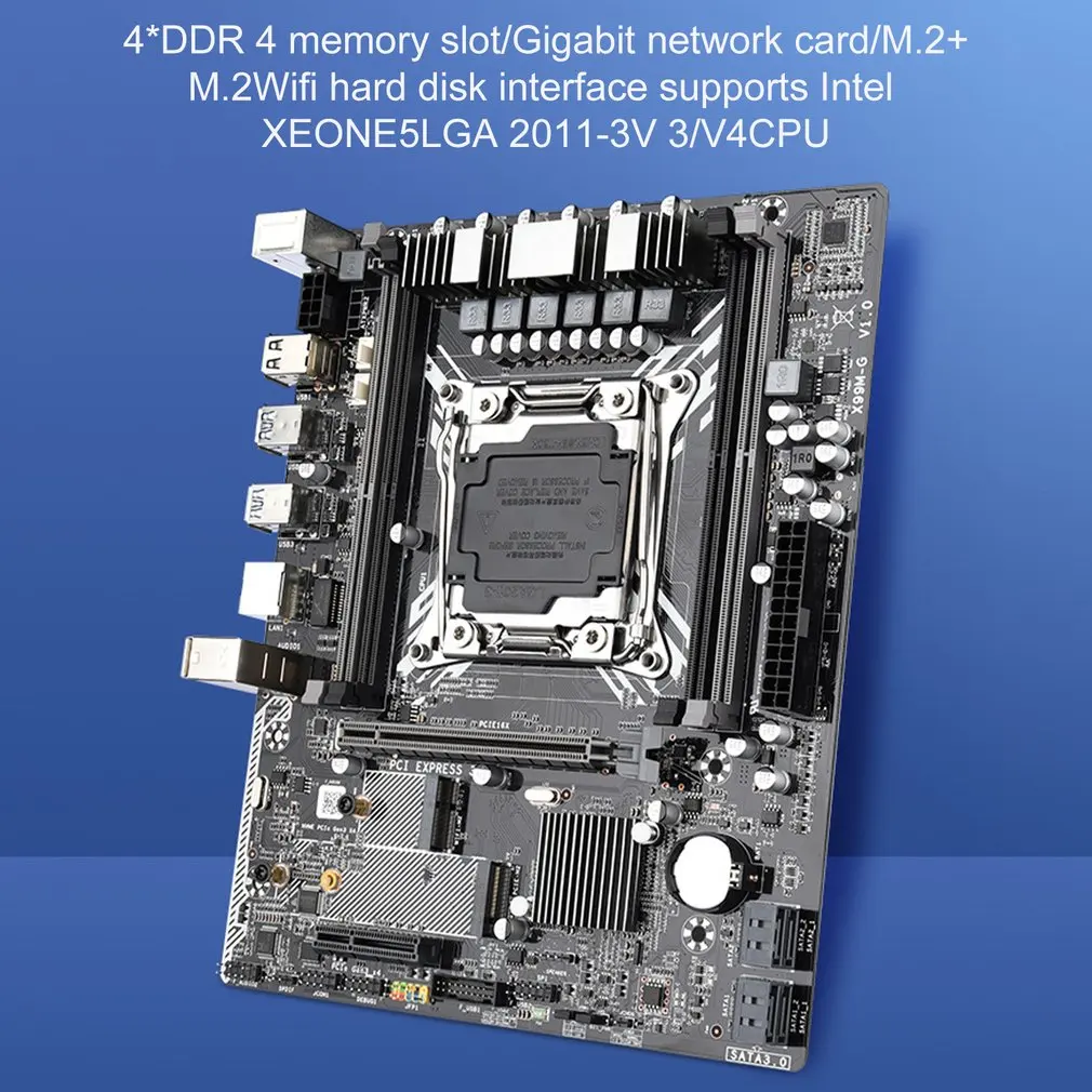 X99M-G Desktop Computer Motherboard DDR4 Memory LGA 2011-3 V3/V4 Support M.2 Wifi SATA PCIE 16X 8X Interface
X99M-G Desktop Computer Motherboard DDR4 Memory LGA 2011-3 V3/V4 Support M.2 Wifi SATA PCIE 16X 8X Interface