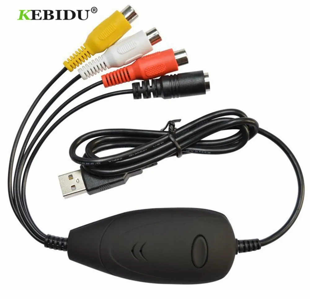USB-карта захвата аудио и видео EZCAP172 преобразователь аналогового с VHS 8 мм
