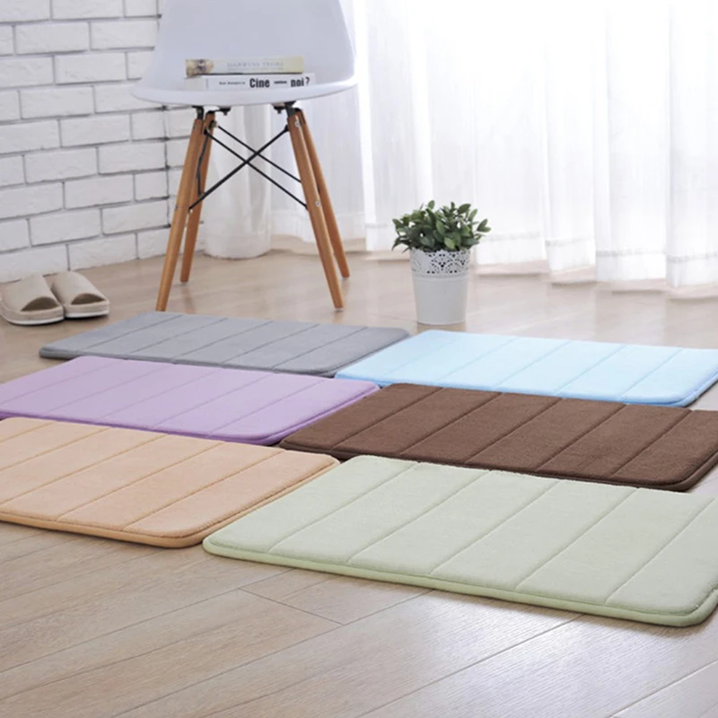 Home Bath Mat Coral Fleece Carpet Water Absorption Non-slip Memory Foam Washable Rug Toilet Bathroom Floor Mat
Home Bath Mat Coral Fleece Carpet Water Absorption Non-slip Memory Foam Washable Rug Toilet Bathroom Floor Mat