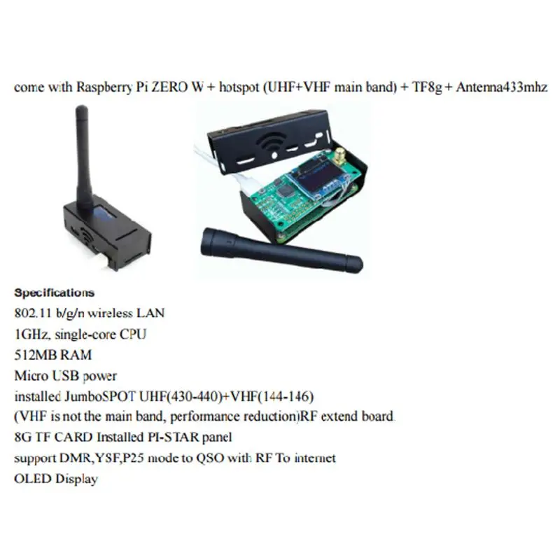 Assembled MMDVM Electrician Analyzer Hotspot OLED Antenna and Case Support P25 DMR YSF for Raspberry pi Easy Installation Tools 
Assembled MMDVM Electrician Analyzer Hotspot OLED Antenna and Case Support P25 DMR YSF for Raspberry pi Easy Installation Tools