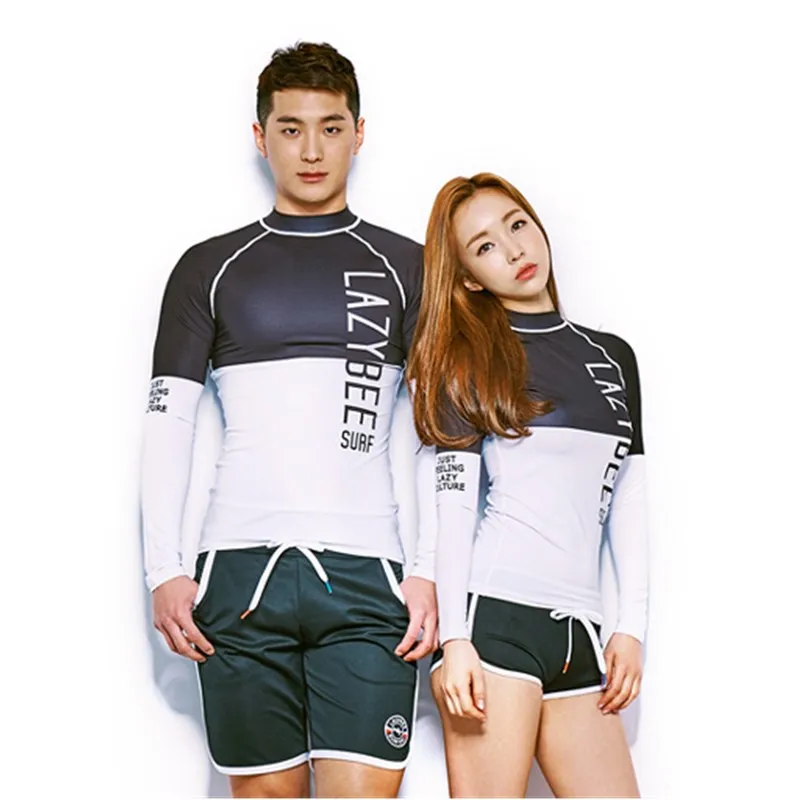 UV Protection Long Sleeve Couple Cloth Pullover Skintight Lycra Rash Guard Swimwear Surfsuit
UV Protection Long Sleeve Couple Cloth Pullover Skintight Lycra Rash Guard Swimwear Surfsuit