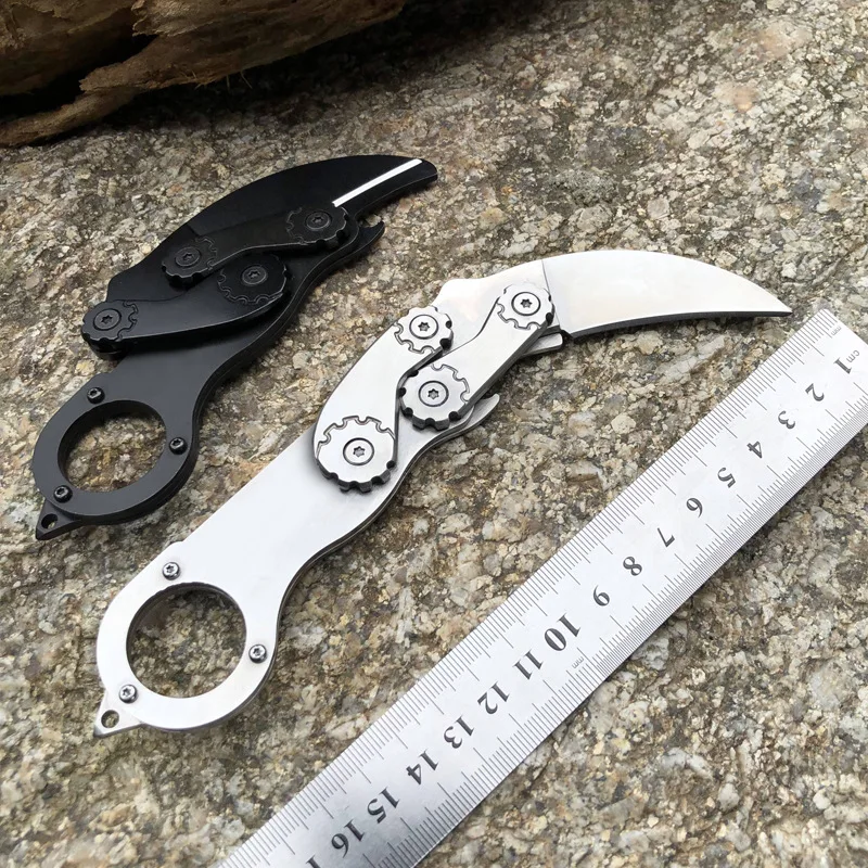 CSGO Counter Strike Mechanical Karambit Knife Steel Tactical Folding Knife Outdoor Hunting Survival Rescue EDC Tools Knives
CSGO Counter Strike Mechanical Karambit Knife Steel Tactical Folding Knife Outdoor Hunting Survival Rescue EDC Tools Knives