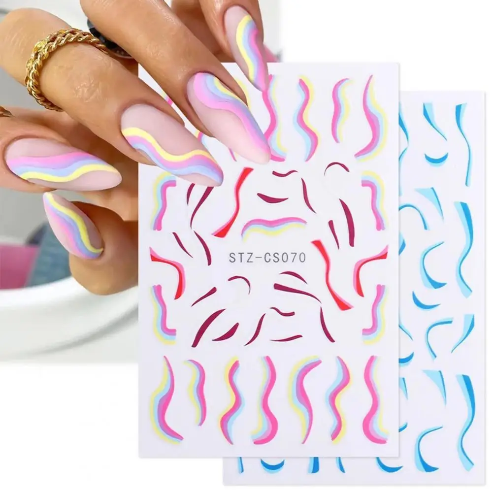 50% Hot Sale 7Pcs/Set Nail Line Sticker French Style Strip Patterns Ultra Thin 3D Geometry Irregular Whirling Wave Cow Decal
50% Hot Sale 7Pcs/Set Nail Line Sticker French Style Strip Patterns Ultra Thin 3D Geometry Irregular Whirling Wave Cow Decal