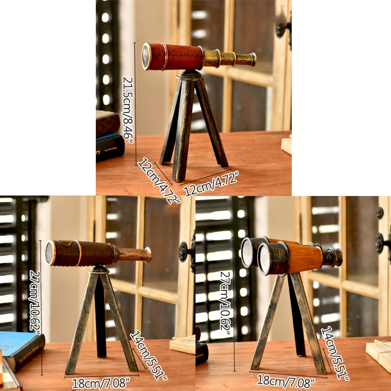 European Telescope Model Desktop Retro Creative Bracket Astronomical Decoration Ornaments Props Office Miniature Crafts
European Telescope Model Desktop Retro Creative Bracket Astronomical Decoration Ornaments Props Office Miniature Crafts