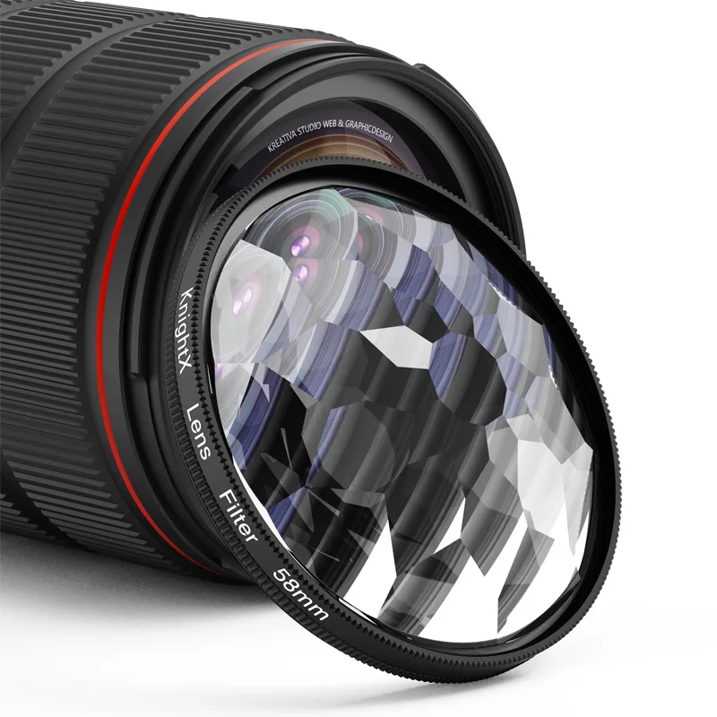 KnightX Kaleidoscope 49mm 52mm 55mm 58mm 67mm Camera Filter Photography Accessories Prism Nd UV SLR FX Prism Lens DSLR
KnightX Kaleidoscope 49mm 52mm 55mm 58mm 67mm Camera Filter Photography Accessories Prism Nd UV SLR FX Prism Lens DSLR