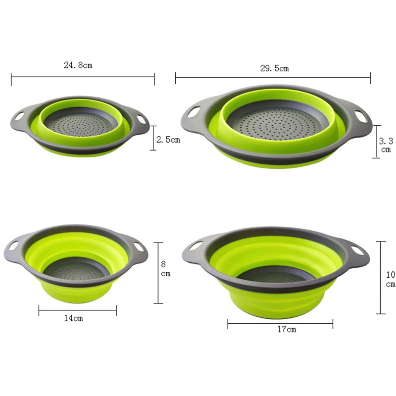 Collapsible Foldable Drain Strainer Basket Silicone Colander Fruit Vegetable Washing Basket Strainer With Handle Kitchen Storage
Collapsible Foldable Drain Strainer Basket Silicone Colander Fruit Vegetable Washing Basket Strainer With Handle Kitchen Storage