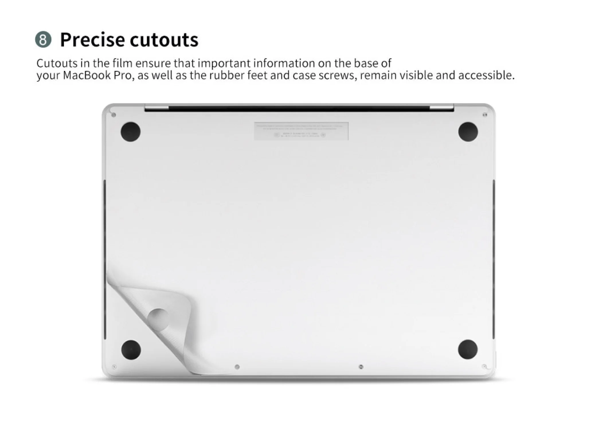 JCPAL MacGuard Complete Protective Film Set for MacBook Pro 15" TouchBar 5in1 Perfect Fit 
JCPAL MacGuard Complete Protective Film Set for MacBook Pro 15" TouchBar 5in1 Perfect Fit
