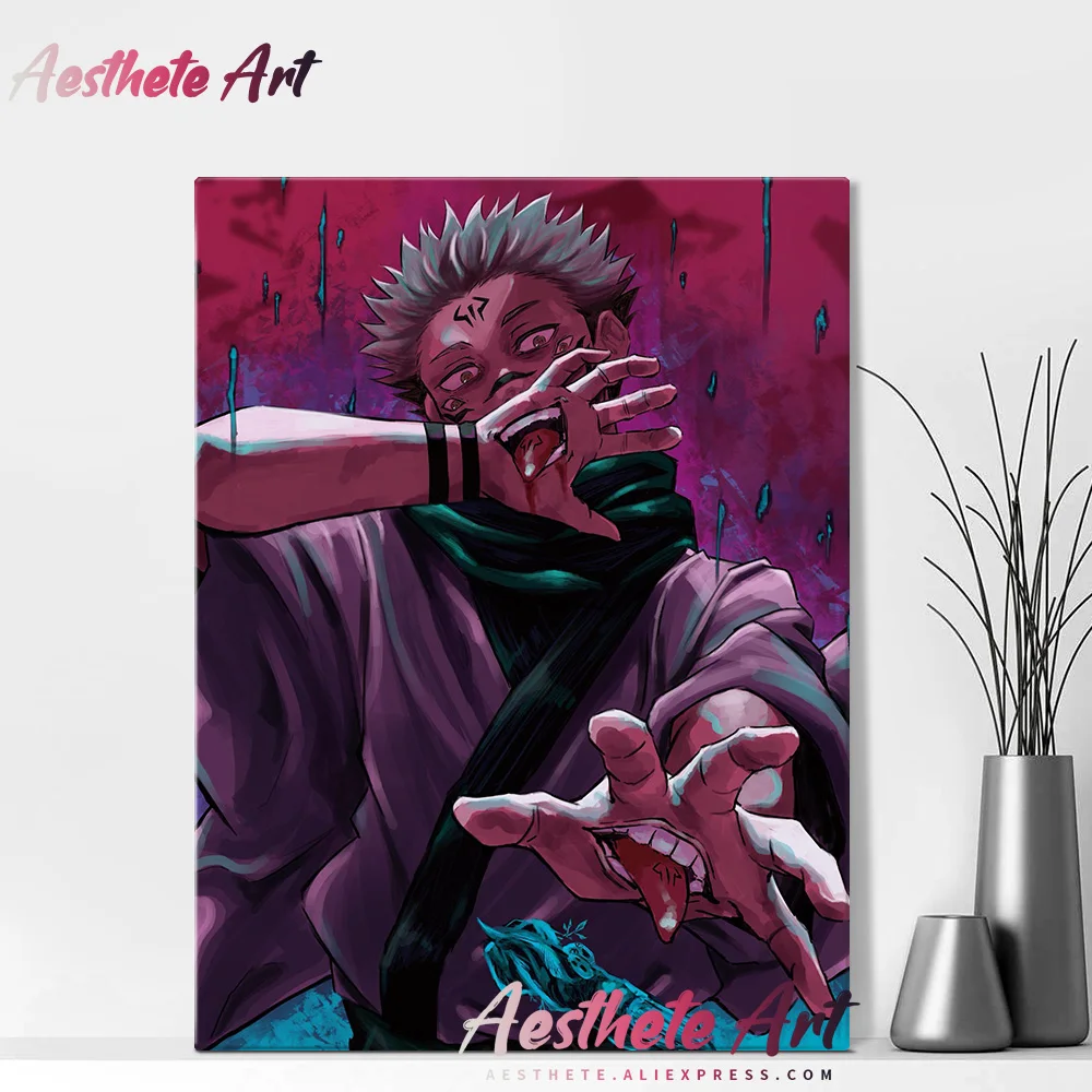 Sukuna Jujutsu Kaisen Anime Canvas Painting Wall Art Posters Prints Pictures Living Room Decoration Home Decor
Sukuna Jujutsu Kaisen Anime Canvas Painting Wall Art Posters Prints Pictures Living Room Decoration Home Decor