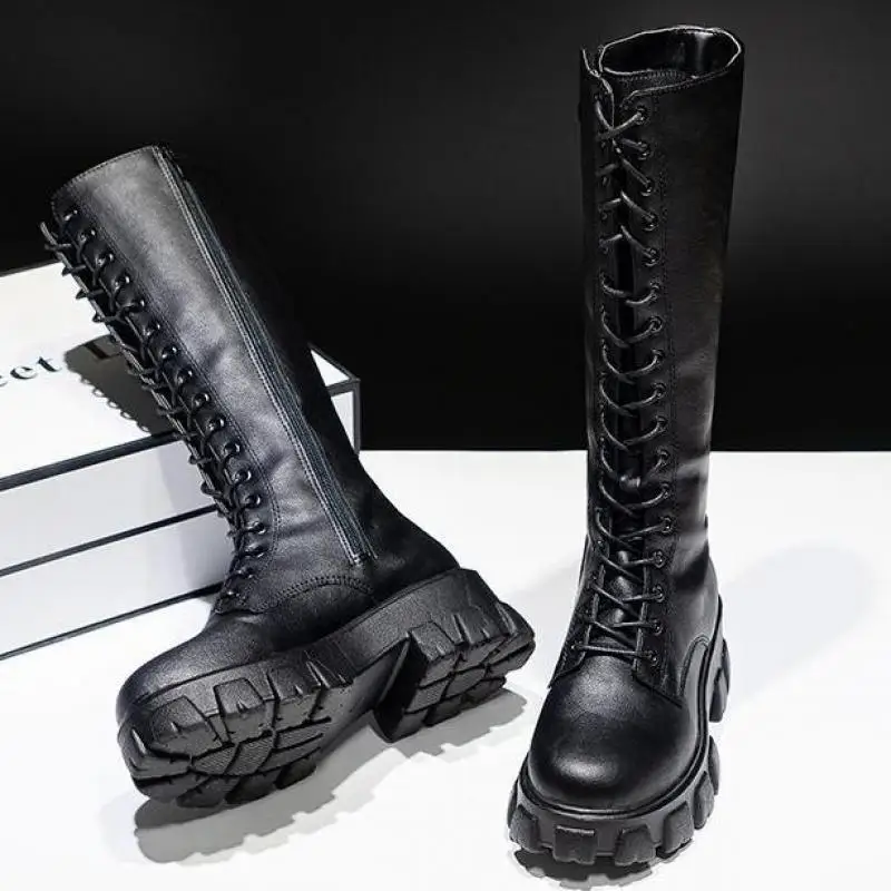 Sexy High Boots Knee-high Pu Boots High Heels For Women Fashion Shoes 2020 Spring Autumn Booties Female Plus Size 35-43
Sexy High Boots Knee-high Pu Boots High Heels For Women Fashion Shoes 2020 Spring Autumn Booties Female Plus Size 35-43
