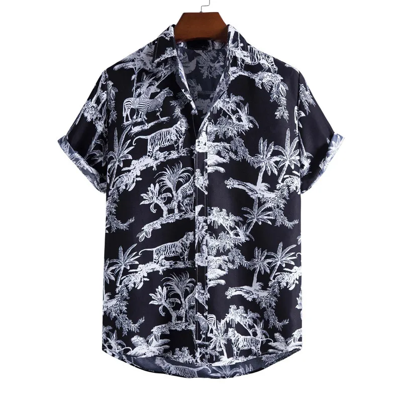 Fashion Pink Hawaiian men's shirt casual palm print beach sleeve shirt Hawaiian Aloha men's shirt
Fashion Pink Hawaiian men's shirt casual palm print beach sleeve shirt Hawaiian Aloha men's shirt