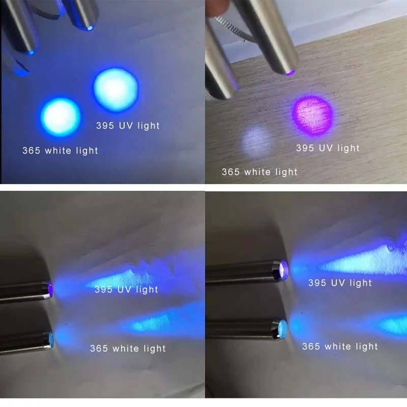 Stainless Steel Mini Pocket Lamp Led 365/395 UV Flashlight Torch Ultra Violet Light AA Battery for Marker Checker Detection
Stainless Steel Mini Pocket Lamp Led 365/395 UV Flashlight Torch Ultra Violet Light AA Battery for Marker Checker Detection