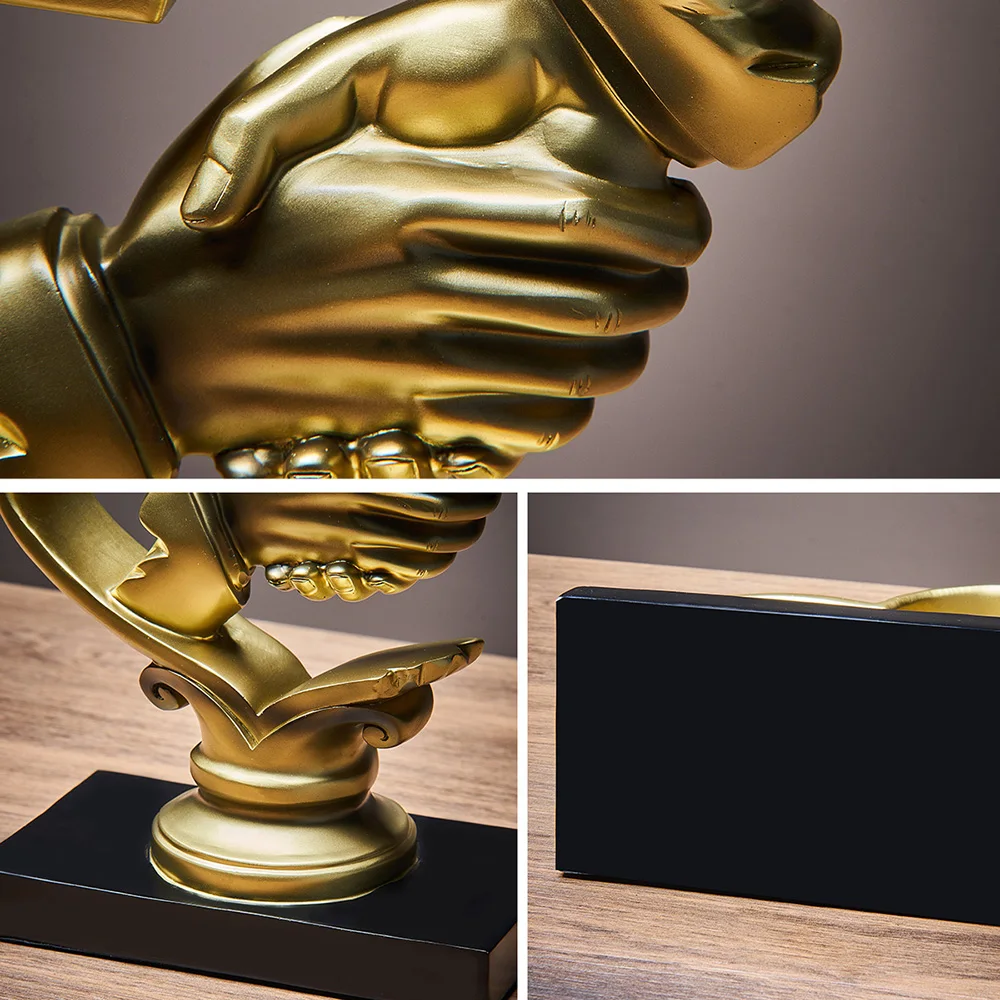 Nordic Abstract Shake Hands Miniature Golden Lover Ornament Modern Home Living Room Decoration Office Bookshelf Accessories
Nordic Abstract Shake Hands Miniature Golden Lover Ornament Modern Home Living Room Decoration Office Bookshelf Accessories