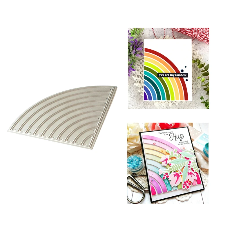 2020 New Layer Metal Cutting Dies and Scrapbooking For Paper Making Rainbow Embossing Card Frame Craft Die Cuts No Stamps Set
2020 New Layer Metal Cutting Dies and Scrapbooking For Paper Making Rainbow Embossing Card Frame Craft Die Cuts No Stamps Set