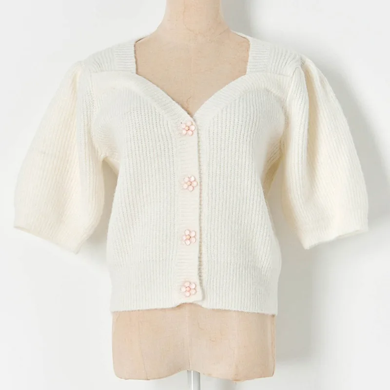 Summer Short Sleeve Cardigan Mujer 2021 Trench Strapless Crop Top knitted sweater White/Purple Short Cardigan Blusa KNitwear
Summer Short Sleeve Cardigan Mujer 2021 Trench Strapless Crop Top knitted sweater White/Purple Short Cardigan Blusa KNitwear