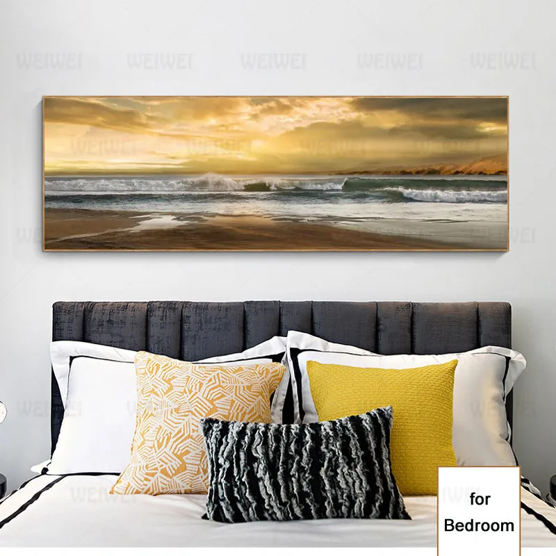 Modern Abstract Landscape Posters And Prints Wall Art Canvas Painting Wave And Beach Picture For Living Room Home Decor No Frame
Modern Abstract Landscape Posters And Prints Wall Art Canvas Painting Wave And Beach Picture For Living Room Home Decor No Frame