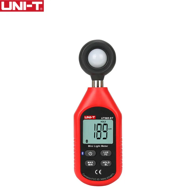 UNI-T UT383BT Bluetooth New Version Upgrade Environmental BT Series Illuminometer Lux Meter Mini Light Meter
UNI-T UT383BT Bluetooth New Version Upgrade Environmental BT Series Illuminometer Lux Meter Mini Light Meter