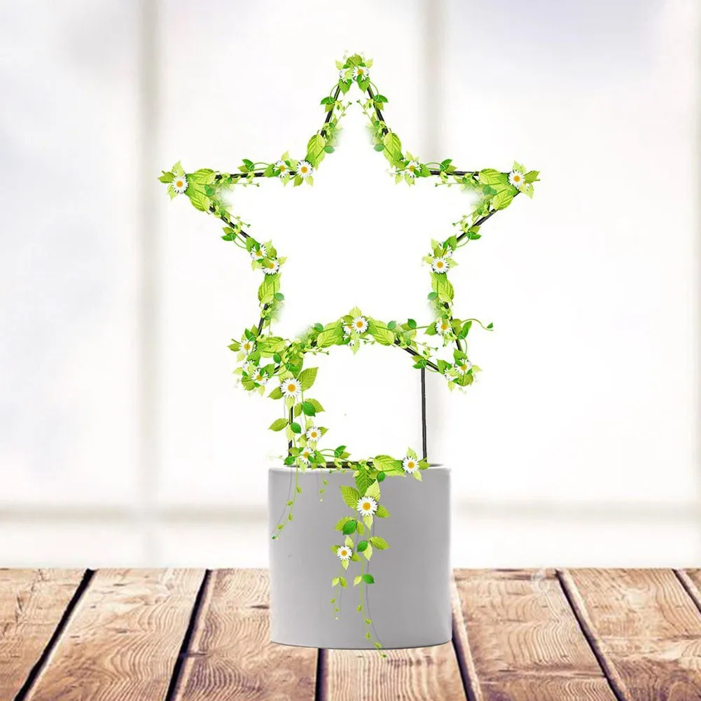 Plant Garden Flower Support Wrought Iron Topiary Climbing Growing Metal Bracket Stars Moon-Shaped Stand Outdoor
Plant Garden Flower Support Wrought Iron Topiary Climbing Growing Metal Bracket Stars Moon-Shaped Stand Outdoor