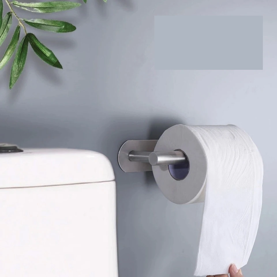 Fashion Self-adhesive Tissue Roll Holder Portable Paper Towel Rack For Kitchen Bathroom Silver
Fashion Self-adhesive Tissue Roll Holder Portable Paper Towel Rack For Kitchen Bathroom Silver
