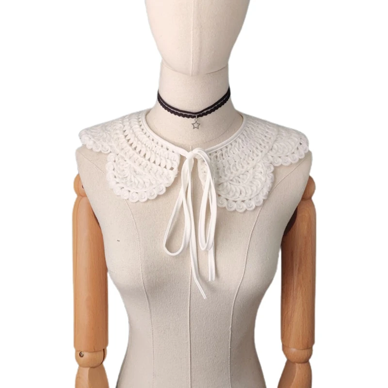 New White Shawl Doll Fake Collar Female Shirt False Collars Crochet Ladies Detachable Half Shirt Lapel
New White Shawl Doll Fake Collar Female Shirt False Collars Crochet Ladies Detachable Half Shirt Lapel