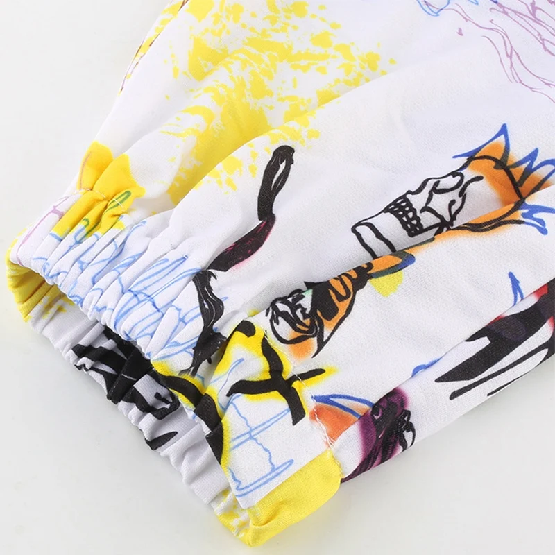 Graffiti Baggy Women Jogger Sweatpants Casual Elastic High Waist Running Trousers Hip Hop Streetwear Harem Pants
Graffiti Baggy Women Jogger Sweatpants Casual Elastic High Waist Running Trousers Hip Hop Streetwear Harem Pants