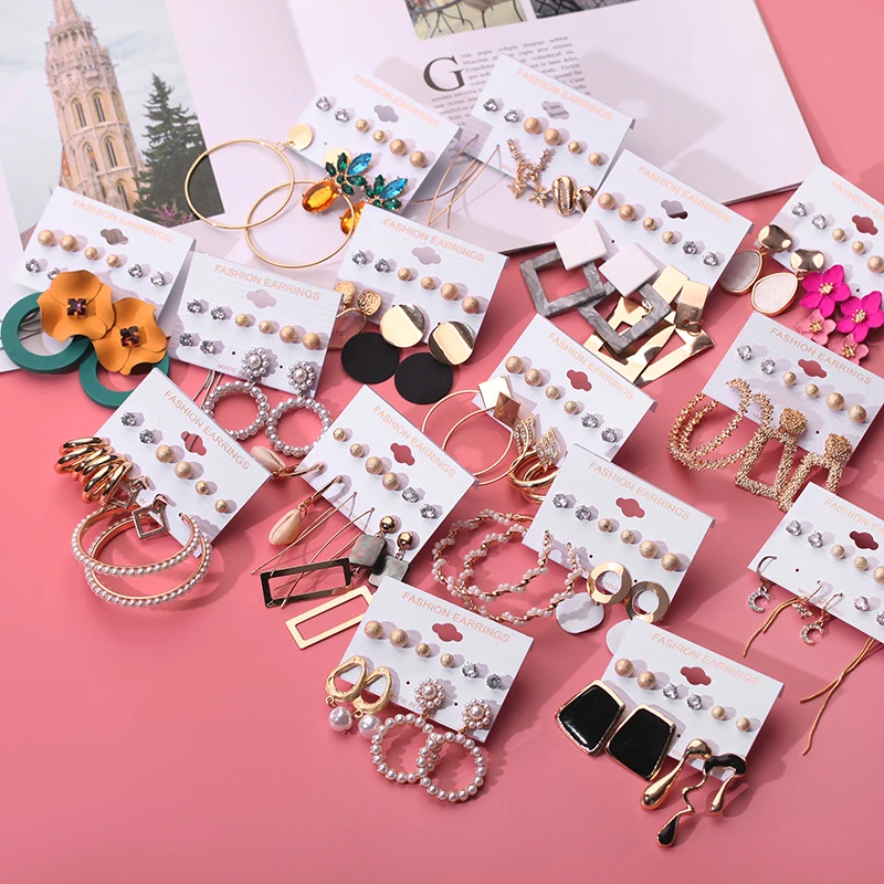 Tassel Acrylic Earrings For Women Bohemian Earrings Set Big Geometric Drop Earring 2021 Pearl Earrings Set DIY Fashion Jewelry
Tassel Acrylic Earrings For Women Bohemian Earrings Set Big Geometric Drop Earring 2021 Pearl Earrings Set DIY Fashion Jewelry