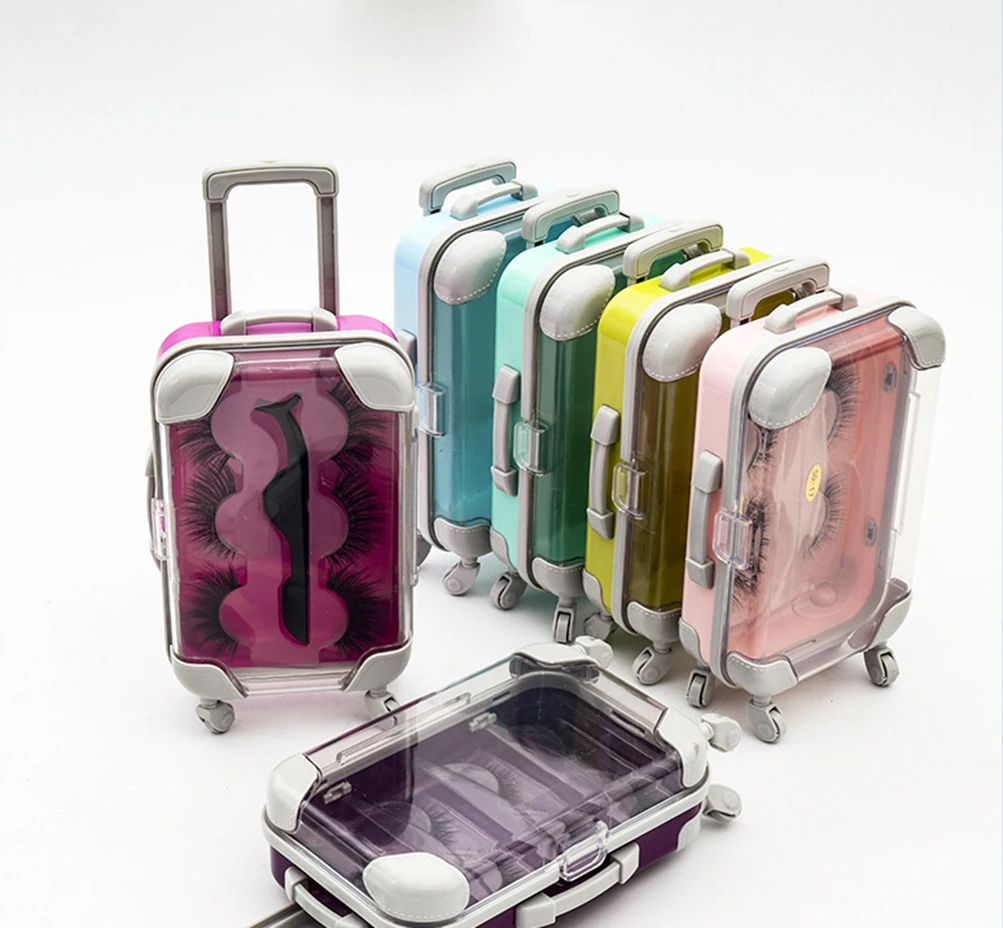 Private Label Custom Bulk Makeup Small Trolley Case 2 Pairs Of False Eyelashes Free Shipping
Private Label Custom Bulk Makeup Small Trolley Case 2 Pairs Of False Eyelashes Free Shipping