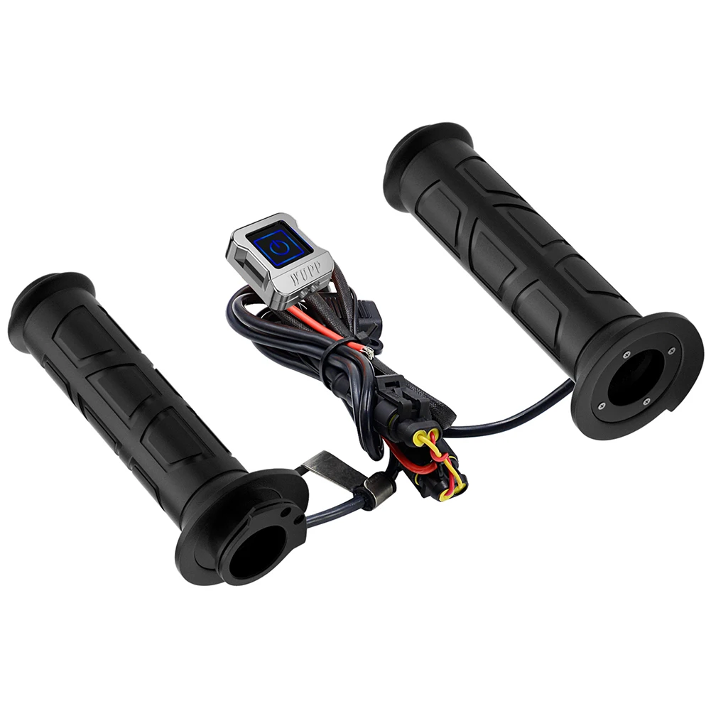 Motorcycle Hander Modified Handlebar Grips Motorcycle Heated Grips with Aluminum Alloy Switch for 22mm Handlebar
Motorcycle Hander Modified Handlebar Grips Motorcycle Heated Grips with Aluminum Alloy Switch for 22mm Handlebar