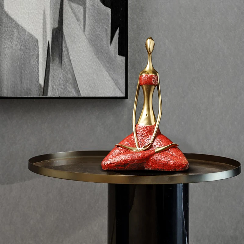 Yoga Female Sculpture Sculpture Resin Statue TV Cabinet Desktop Crafts Decoration Room Decoration
Yoga Female Sculpture Sculpture Resin Statue TV Cabinet Desktop Crafts Decoration Room Decoration