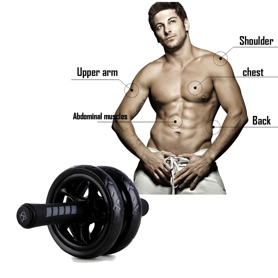 Fitness abdominal roller Muscle Exercise Equipment Fitness ab roller wheel Abdominal Double Gym Roller Trainer Training
Fitness abdominal roller Muscle Exercise Equipment Fitness ab roller wheel Abdominal Double Gym Roller Trainer Training